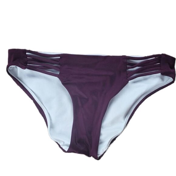 NWT Pink Victoria's Secret Egg Plant Purple Bikini With Rouging - Picture 4 of 10